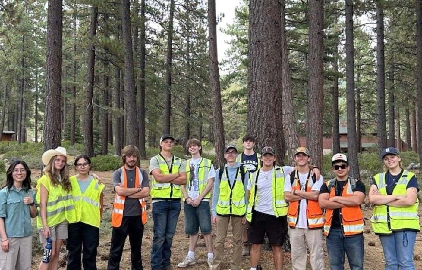 Students and collaborators during a CTEMPs field activity involving near-surface geophysical instrumentation
